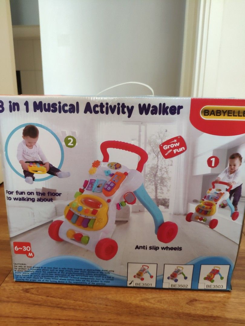 Baby elle 8 in clearance 1 musical activity walker