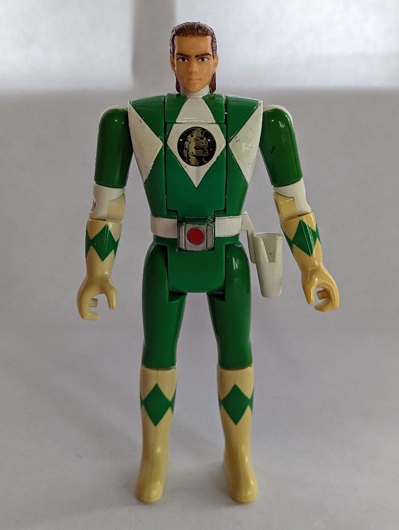 Bandai MMPR Mighty Morphin Power Ranger Green Ranger Head Flip