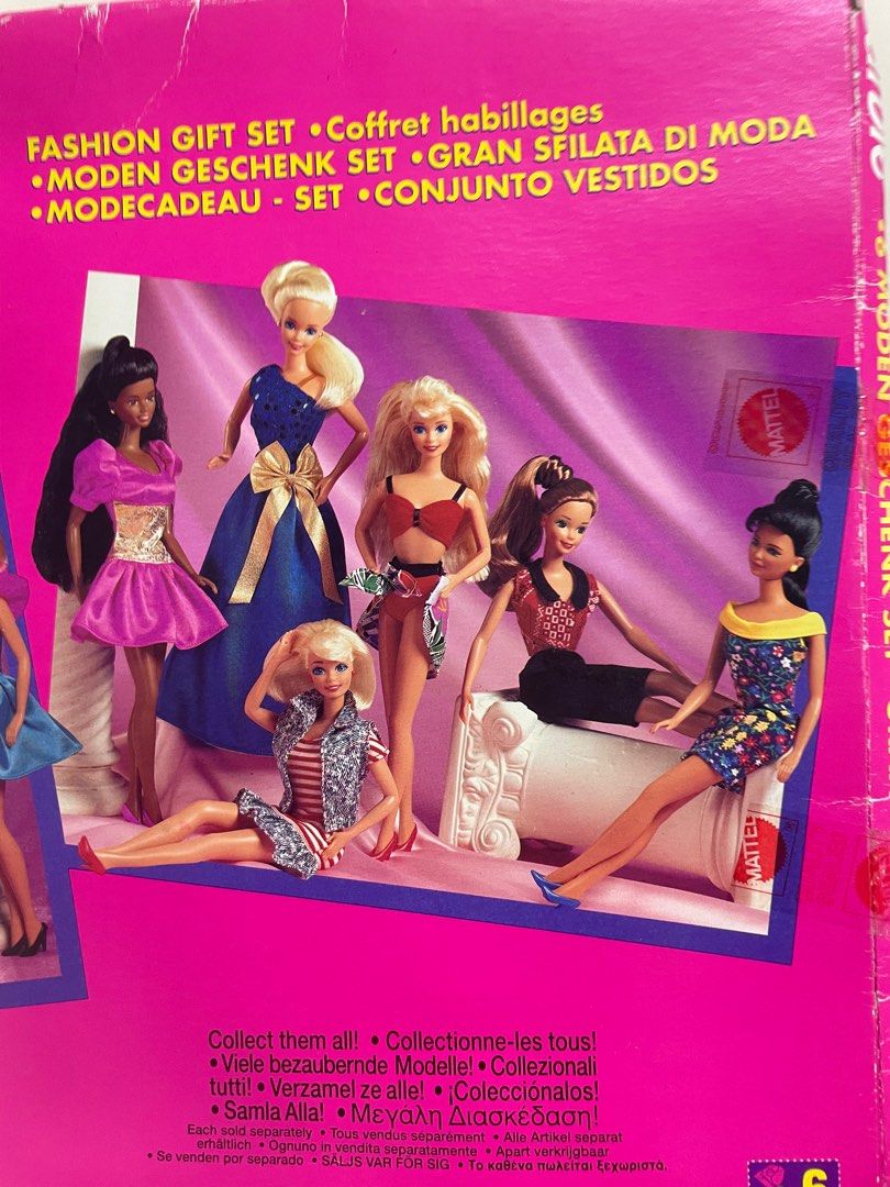 Coffret 6 barbie outlet fashionistas