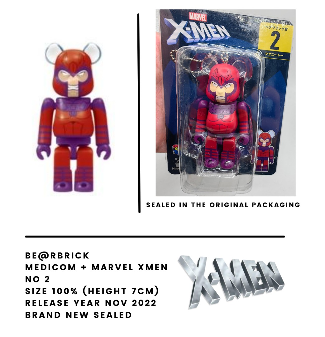 Lot Bearbrick X-MEN - Mini Figurines Medicom Toy, Neuves
