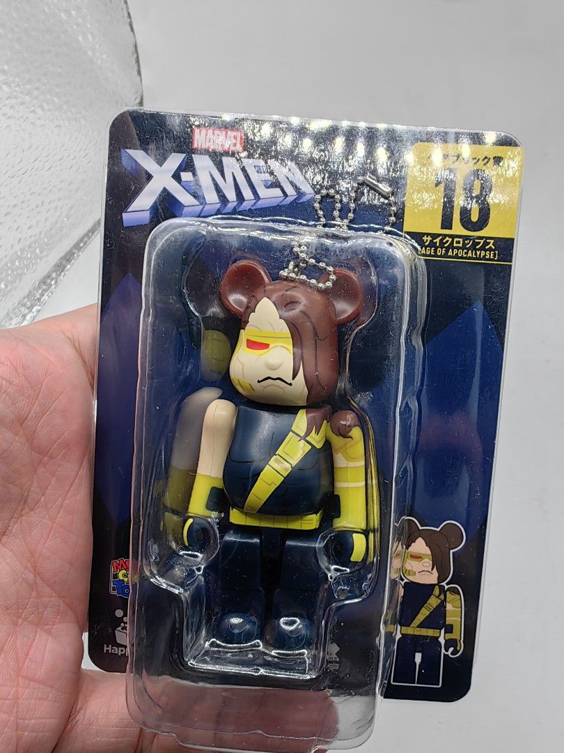 bearbrick Be@rbrick 100% Medicom + MARVEL XMEN NO 18 Cyclops