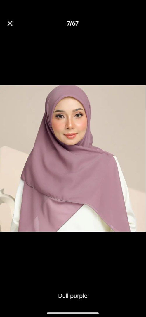 Belleza Sofia (Category: Hijabs) located in Petaling Jaya. Submitted by ilani562 (Listing ID 1253419974, Image 3). Description: Belleza Sofia bidang 45 Cantik sgt, kain best sgt tapi semua ni salah pilih color tak padan dgn baju Ada yg new with tag 1 helai - Rm15 Ambil semua 6 - rm50 Help me clear my wardrobe 😭.