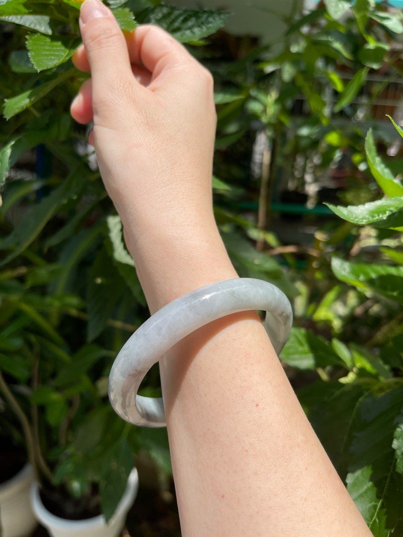 Big size Jade bangle suitable for men 0679