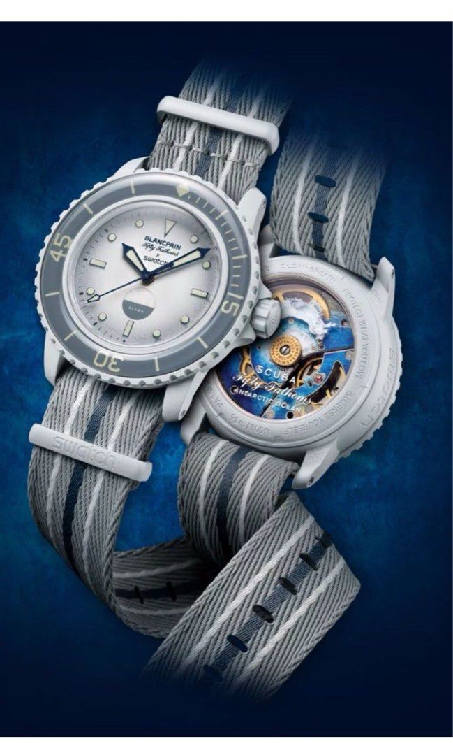 Blancpain x Swatch Bioceramic ScubaFifty - 腕時計(アナログ)