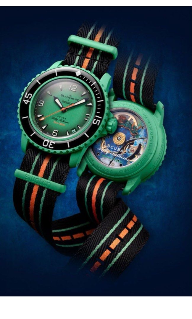 大勧め Blancpain x Swatch Bioceramic ScubaFifty 腕時計(アナログ) 