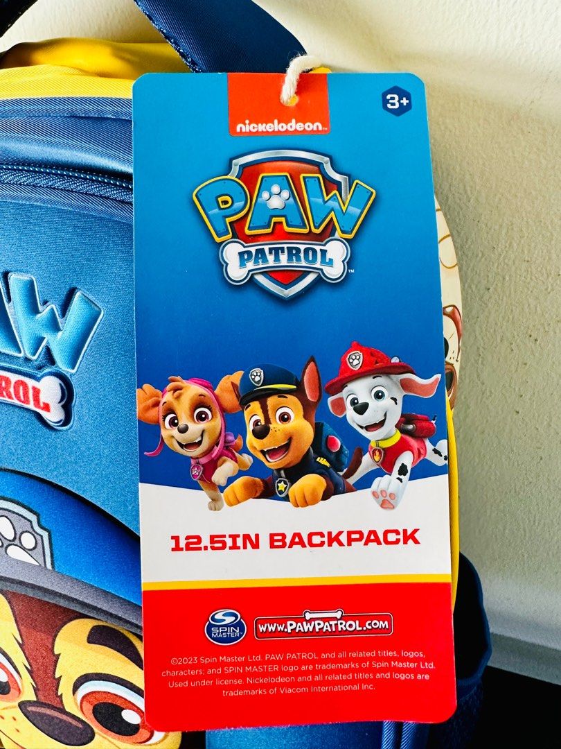 BN Cute Paw Patrol Backpack, Babies & Kids, Babies & Kids Fashion on  Carousell