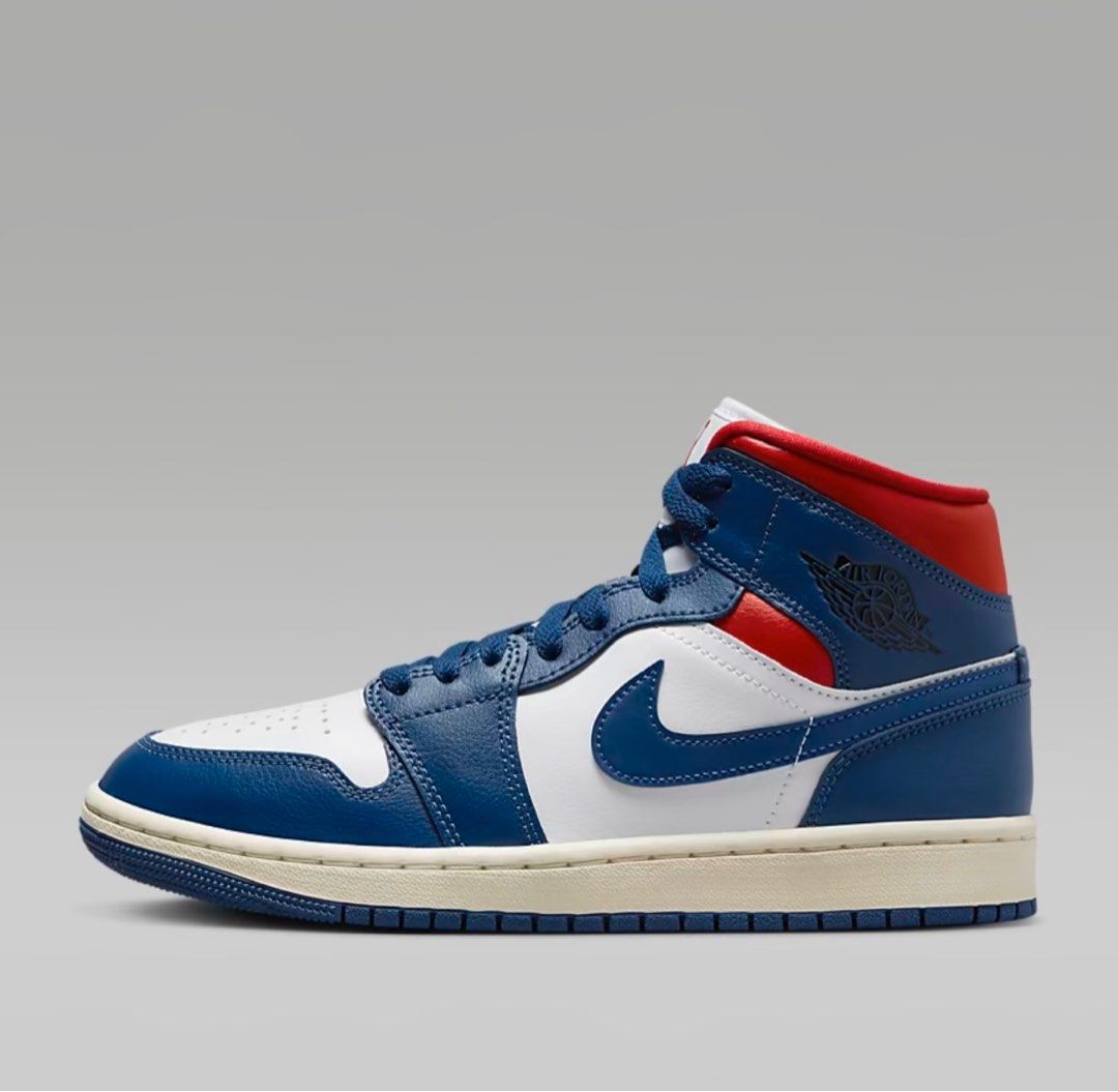 Red white and discount blue jordans 1