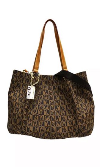 Bonia Monogram Handbag Tote Bag With Pouch #62053 – TasBatam168