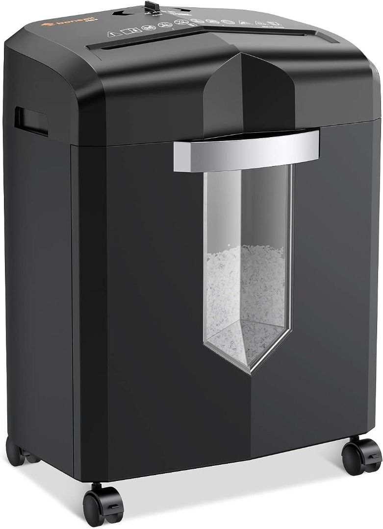 Bonsaii Micro Cut Paper Shredder, Heavy Duty Shredder for Home Office