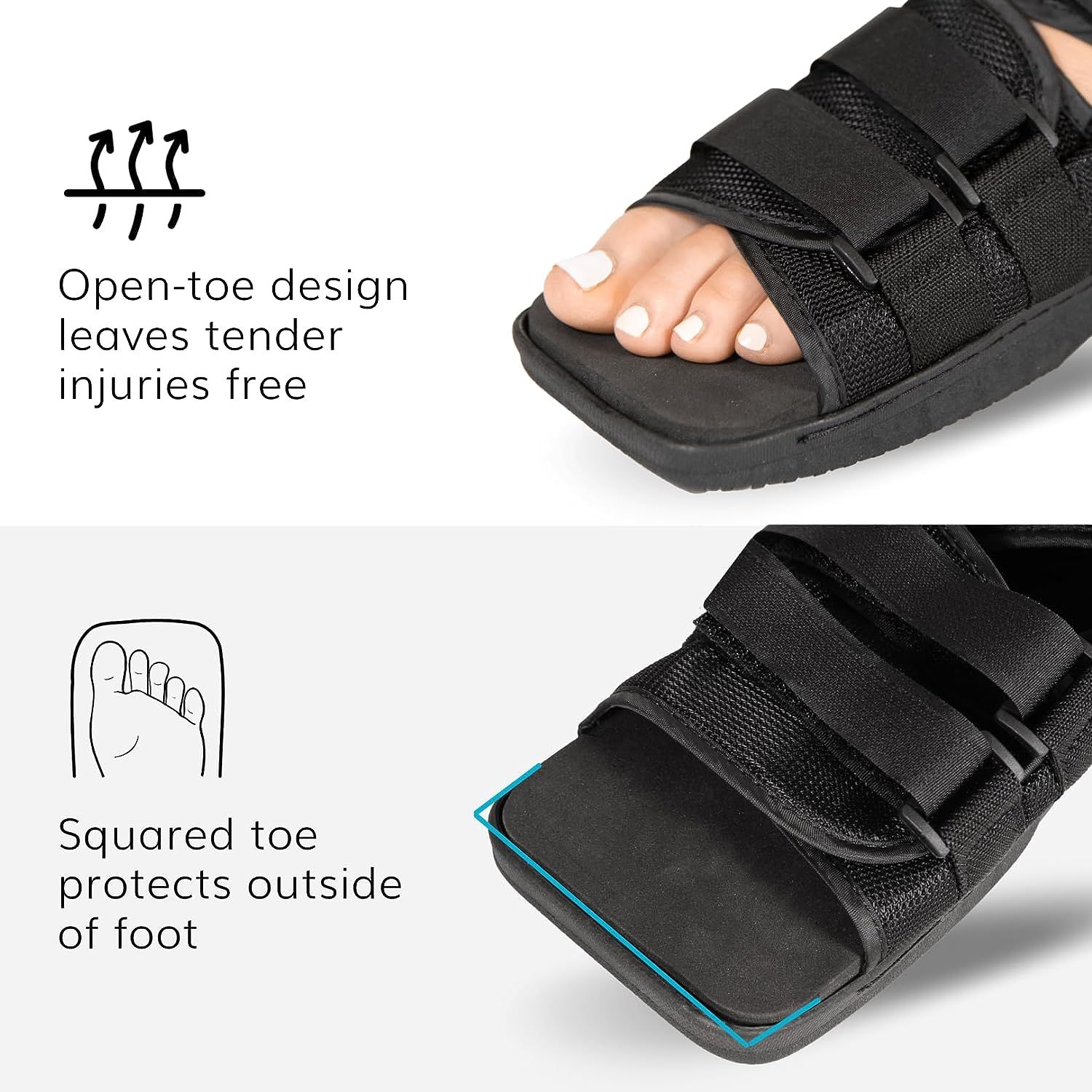 broken toe boot for kids