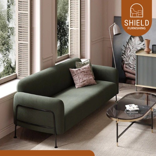 BRIANNA Round Arm Sofa Furniture Home Living Furniture Sofas