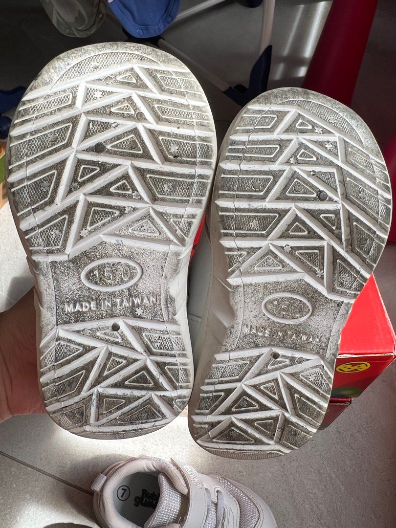 Bubblegummers Jayden White School Shoes Babies Kids Babies