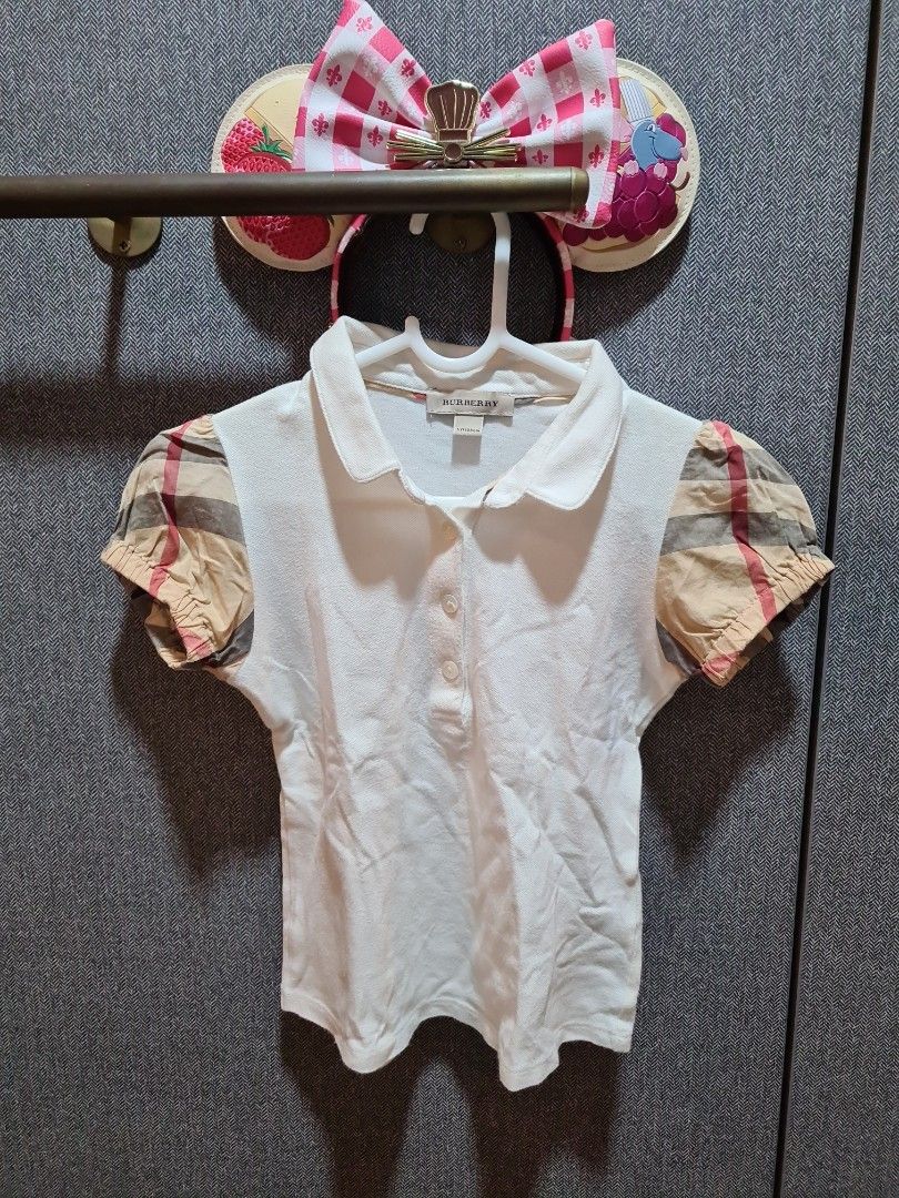 Burberry Girl Polo Tee Babies Kids Babies Kids Fashion on