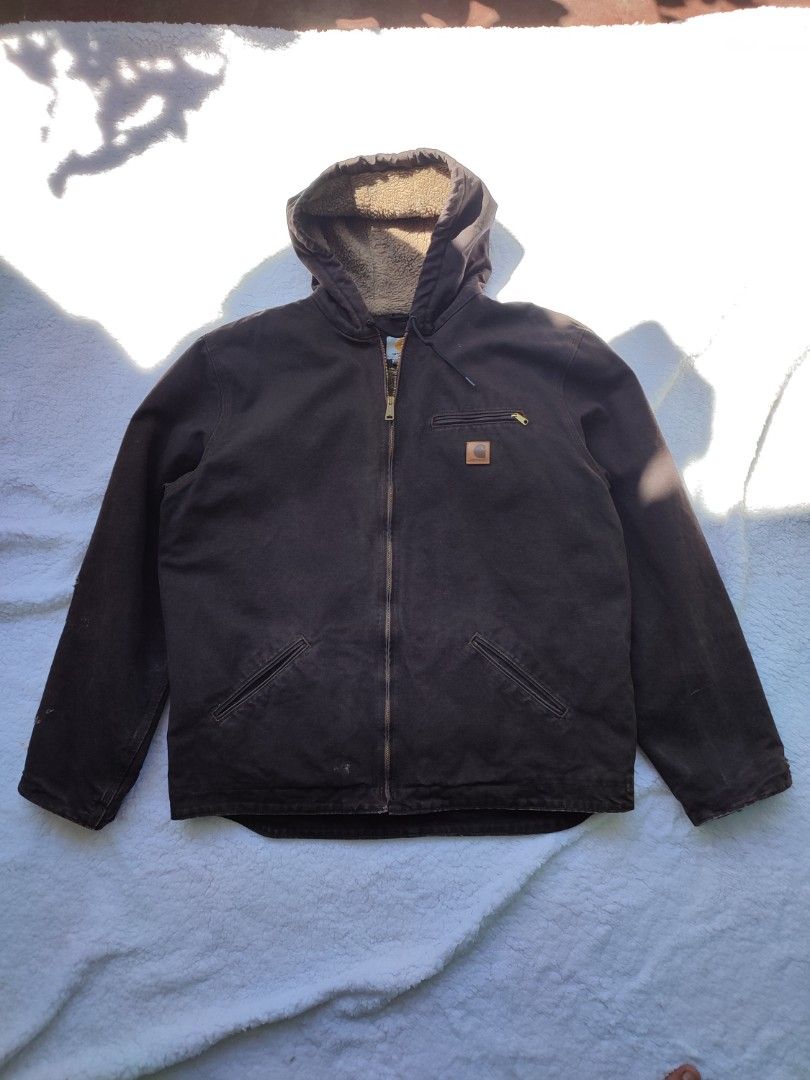 CARHARTT SANDSTONE SIERRA MENS JACKET SIZE XL TALL DARK BROWN