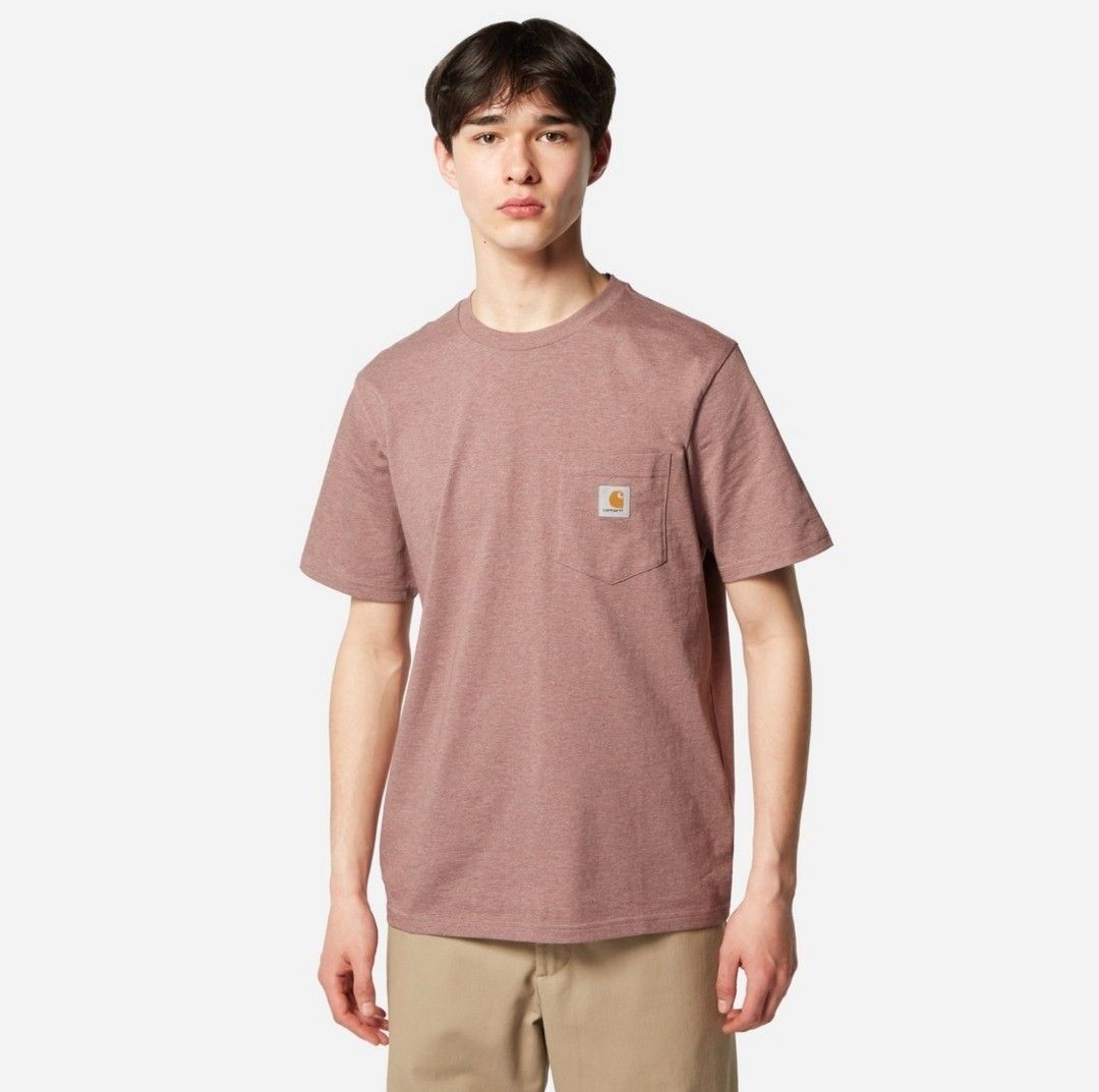 Carhartt WIP Work In Progress Pocket Tshirt size Small kicksxricky Men s Fashion Tops Sets Tshirts Polo Shirts on Carousell