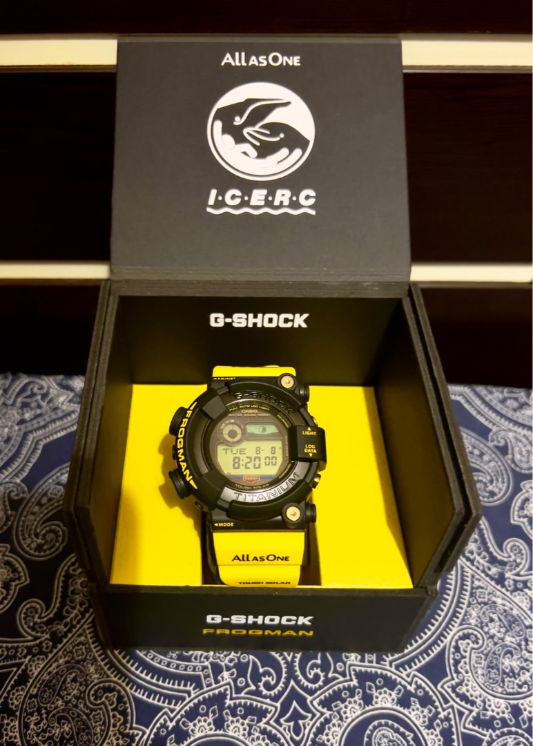 Casio G-Shock GW-8200K-9JR 2023 I.C.E.R.C Frogman 日本版, 男裝