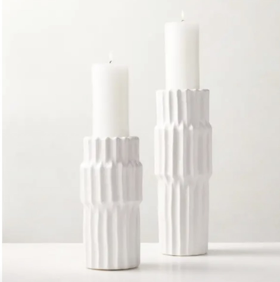 CB2 Brand New Pillar Candle Holder, Furniture & Home Living, Home Decor
