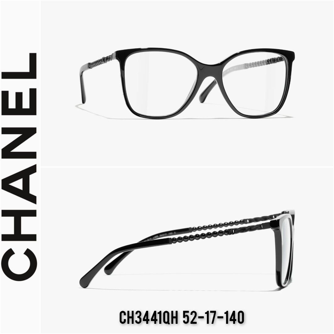 Eyeglasses CHANEL CH3441QH C622 52-17 Black in stock