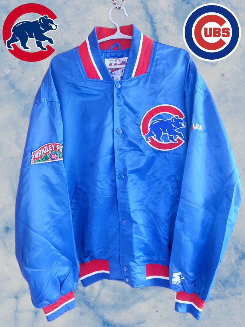 Authentic Satin Jacket 1990 Chicago Cubs