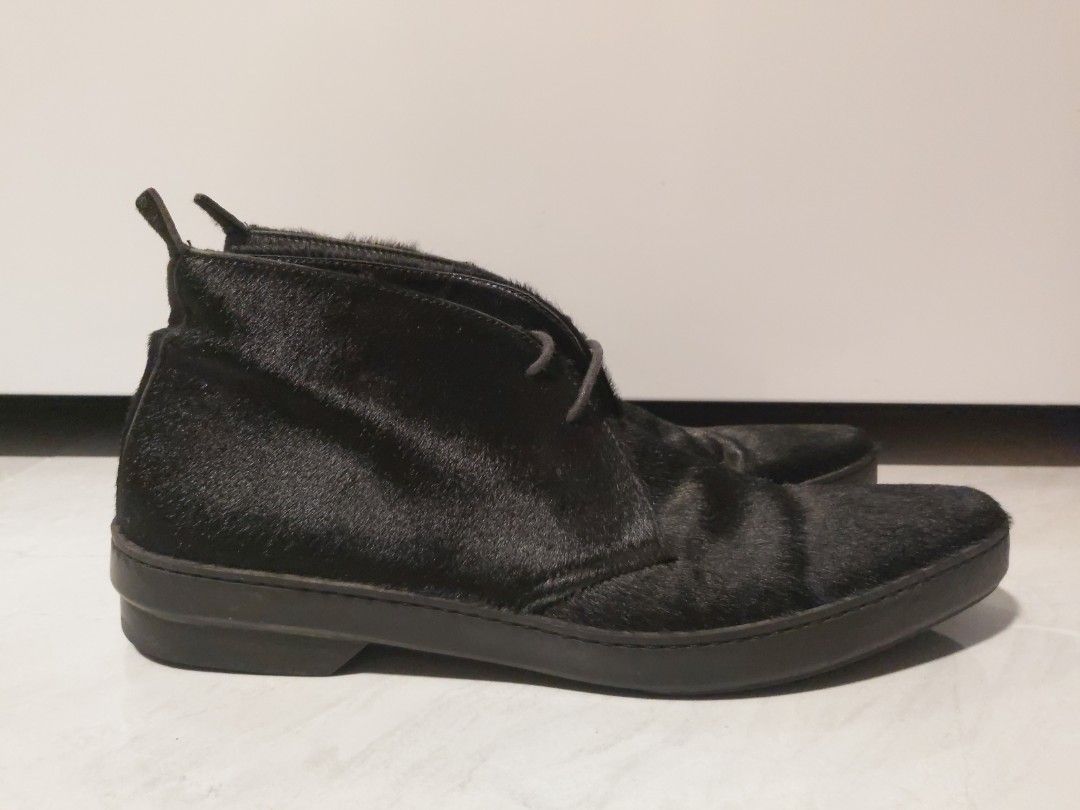 Mens calf hair boots cheap