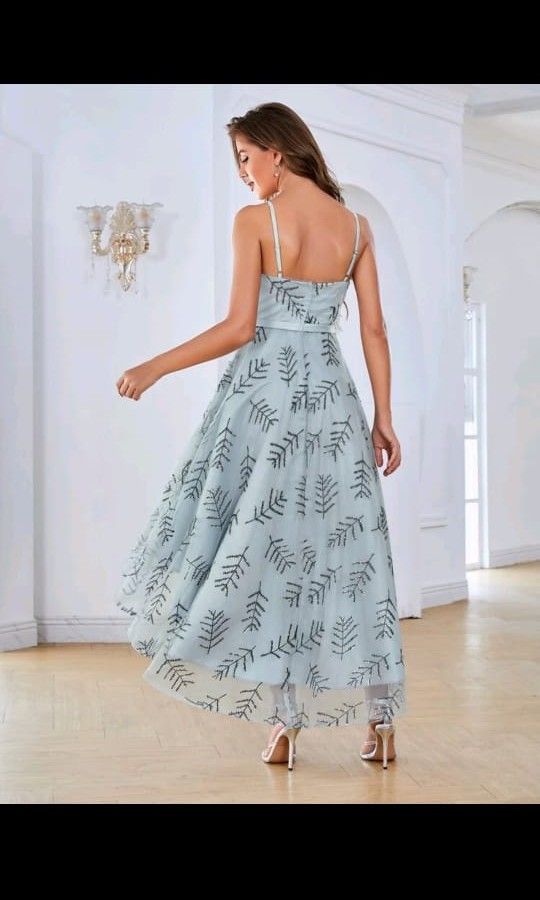 Classy Blue Evening Dress Women s Fashion Dresses Sets