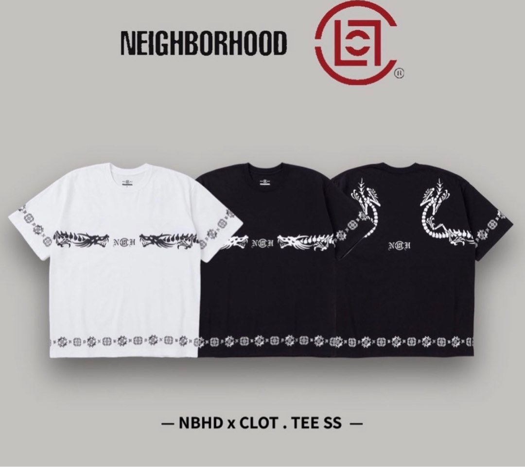 NEIGHBORHOOD x CLOT Tee Black② | nate-hospital.com