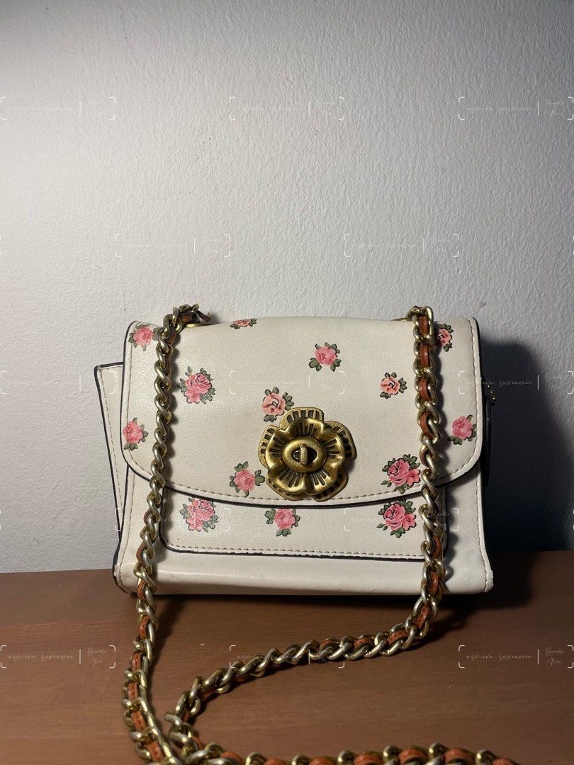 Coach parker floral print clearance