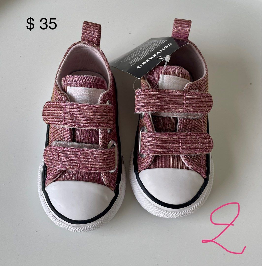 Glitter converse velcro shop