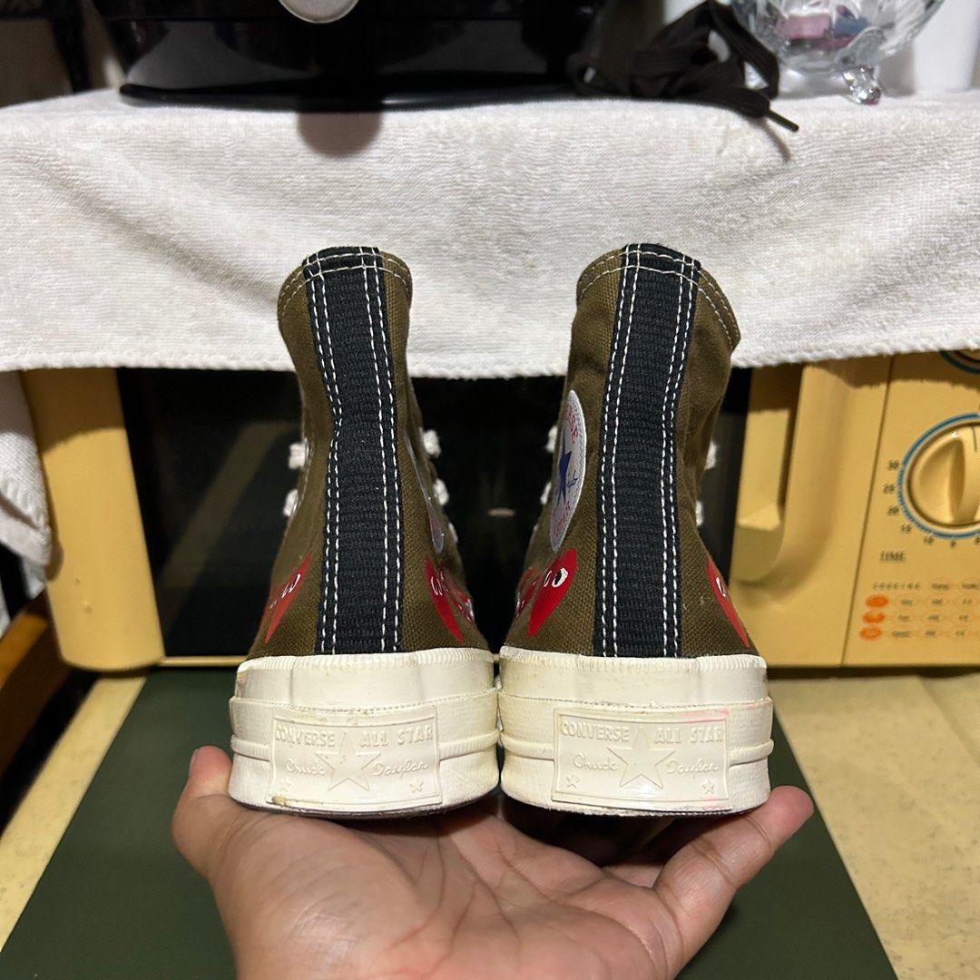 Converse cdg kaki 2025
