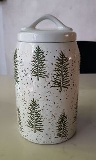 Cookie Jar Christmas Pine Trees by Potter's Studio