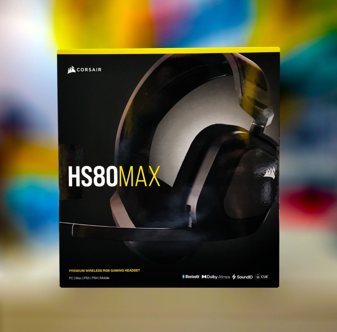 CORSAIR HS80 MAX Wireless Gaming Headset for PC, PS5, PS4 Steel