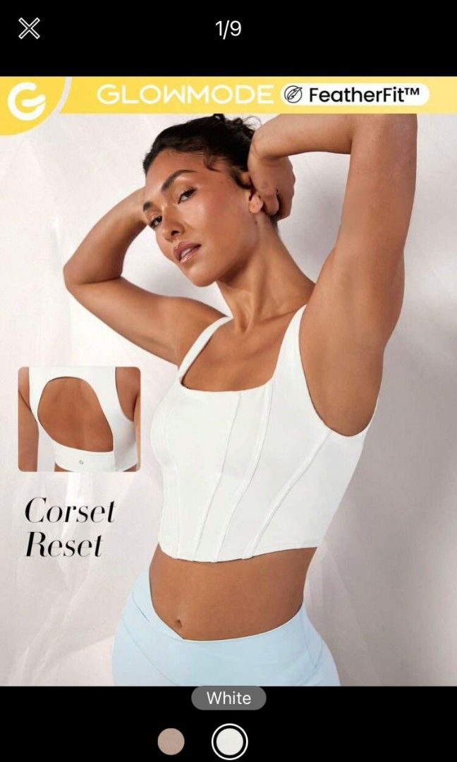 Corset Sports Bra/Top, Women's Fashion, Tops, Other Tops on Carousell