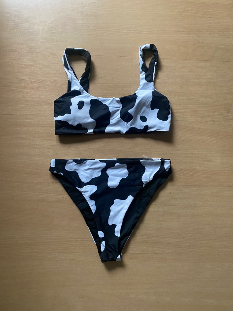 Cow Print Bikini on Carousell