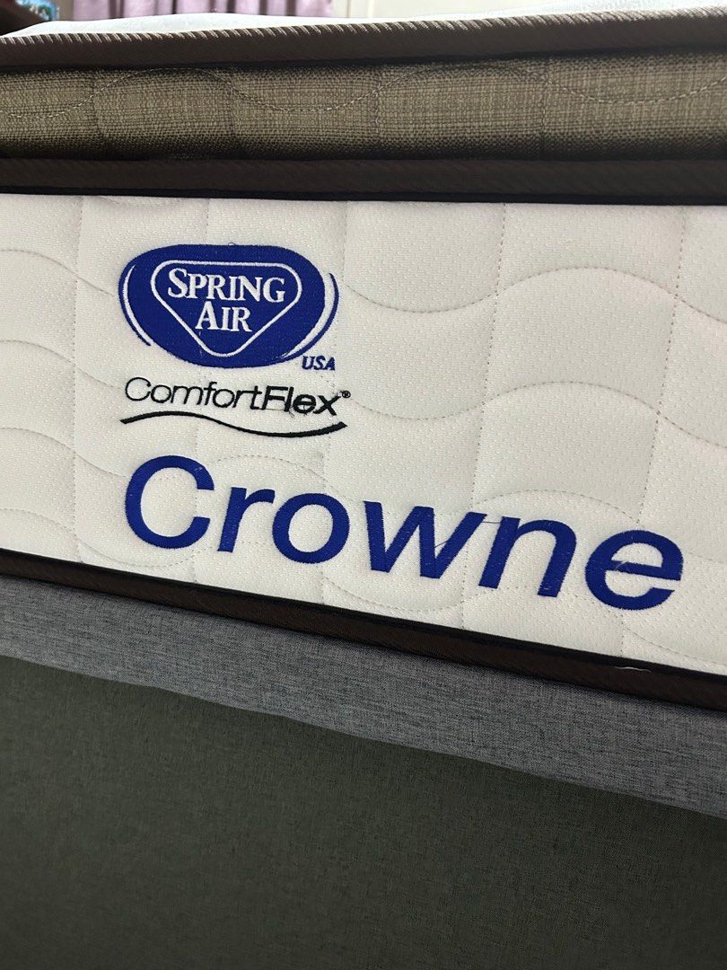 SPRING AIR CROWNE MATTRESS IN ULTRA BEST CONDITION, Furniture & Home