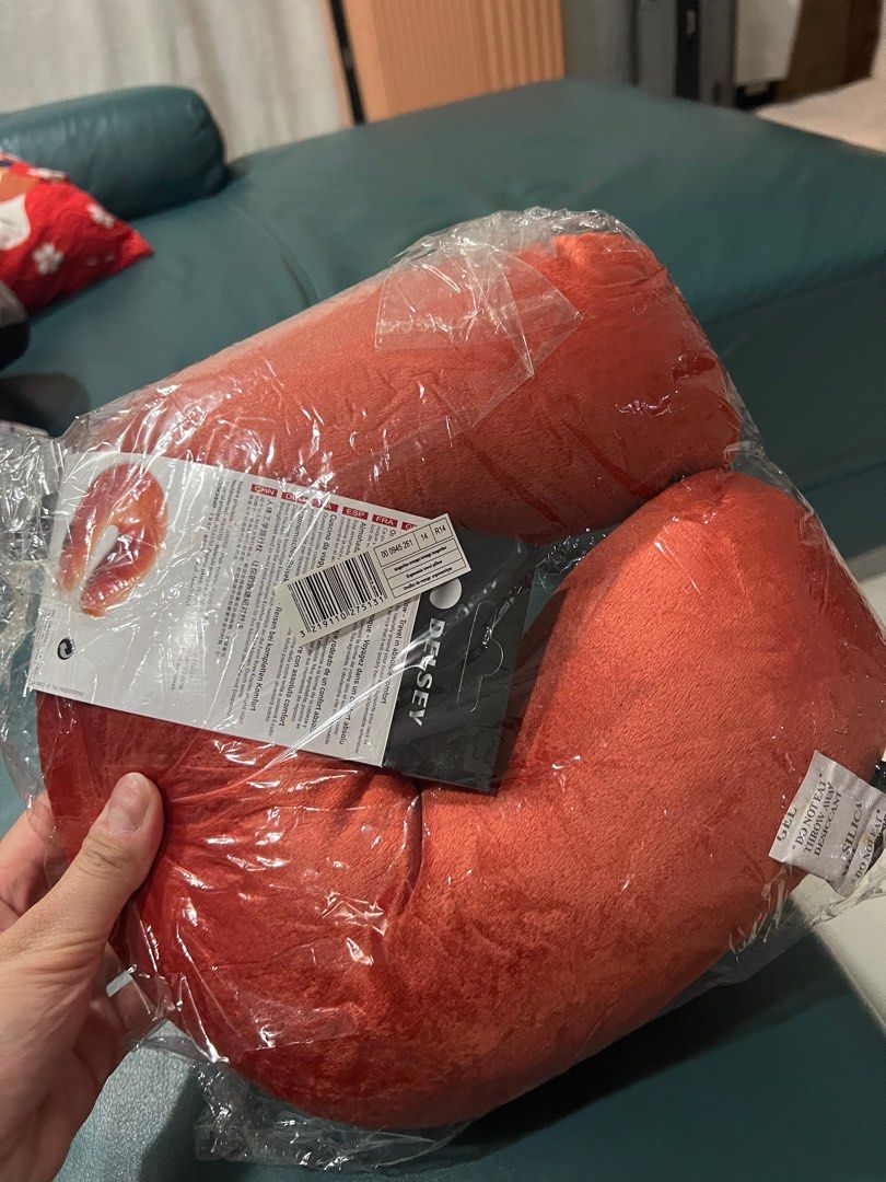 DELSEY DESIGN TRAVEL PILLOW Orange