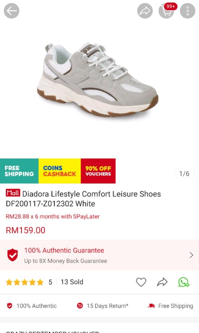 Diadora Shoes Men s Fashion Footwear Sneakers on Carousell