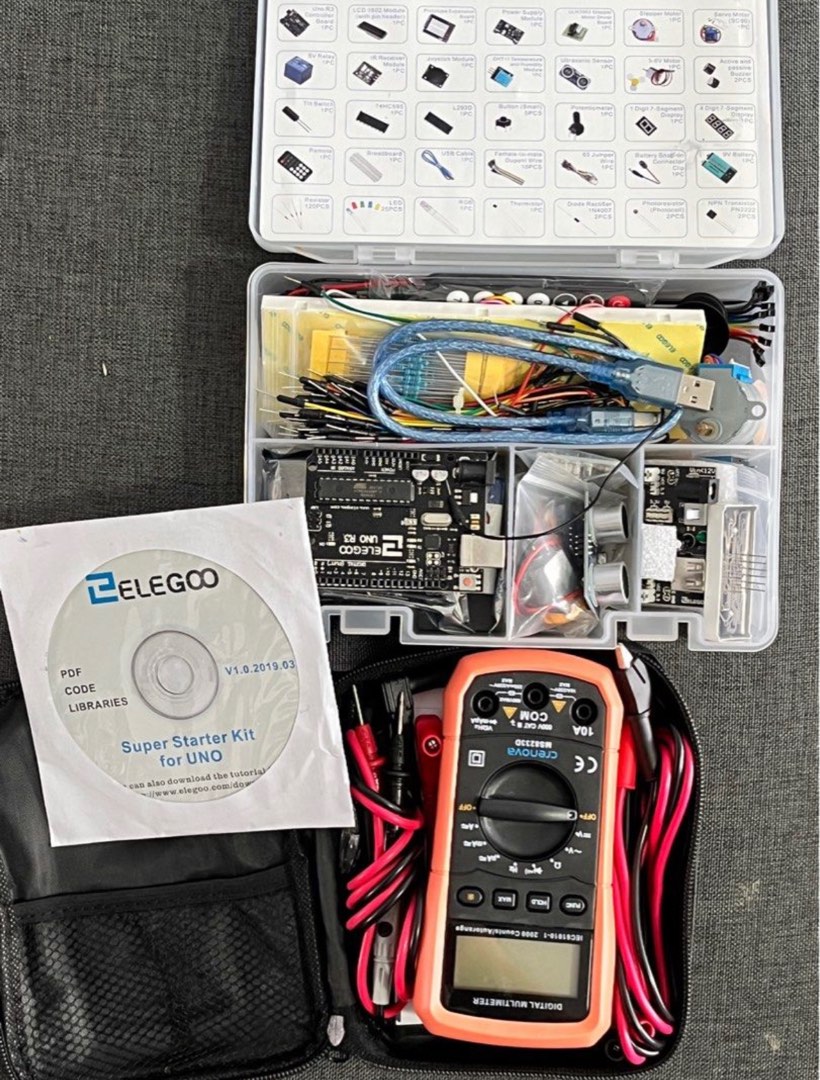 Digital Multimeter and Arduino Set, Computers & Tech, Parts