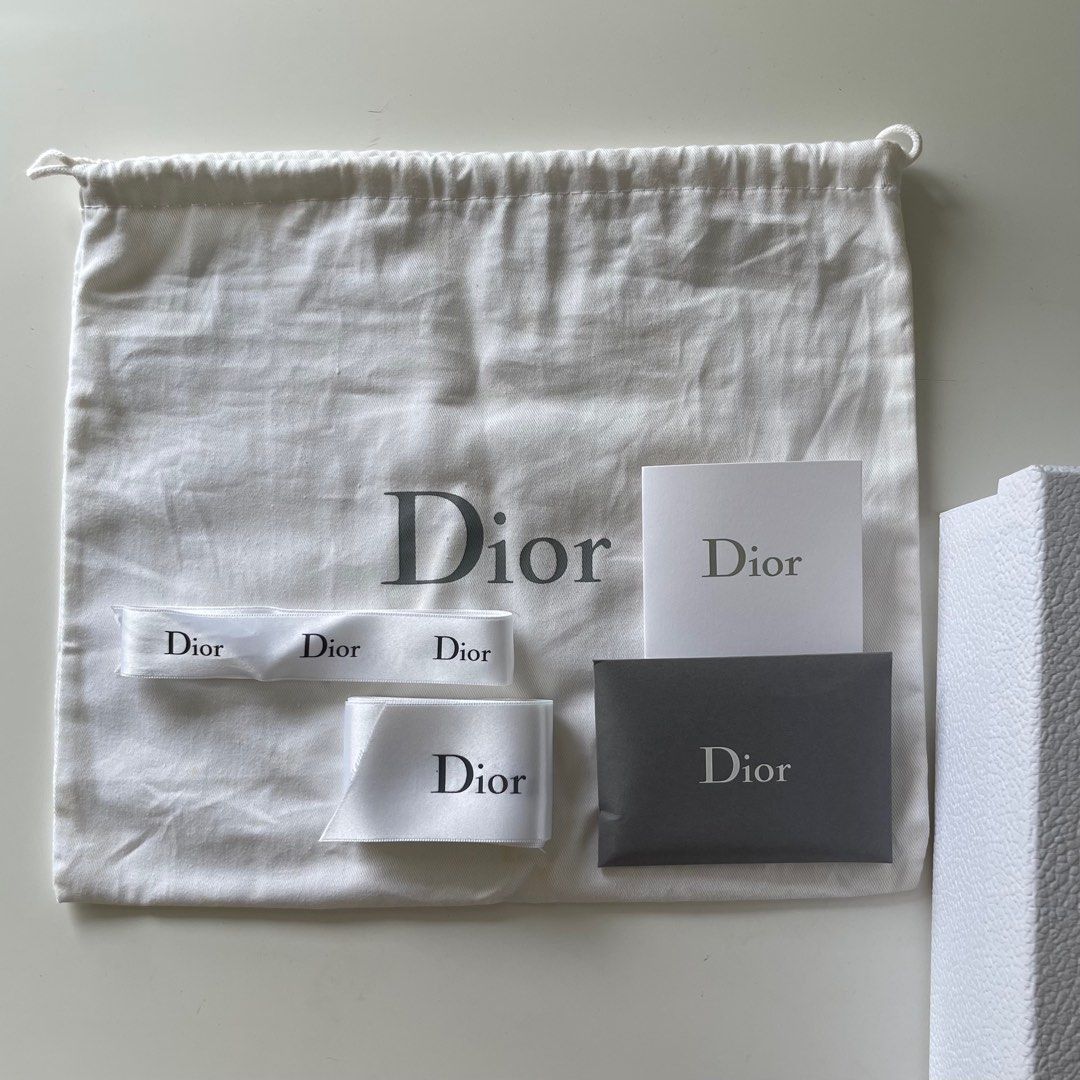 Dior dust bag and outlet box