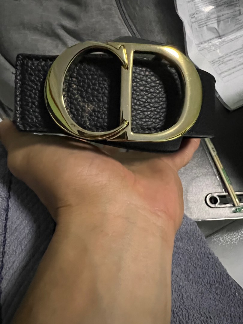 Christian dior buckle on sale belt