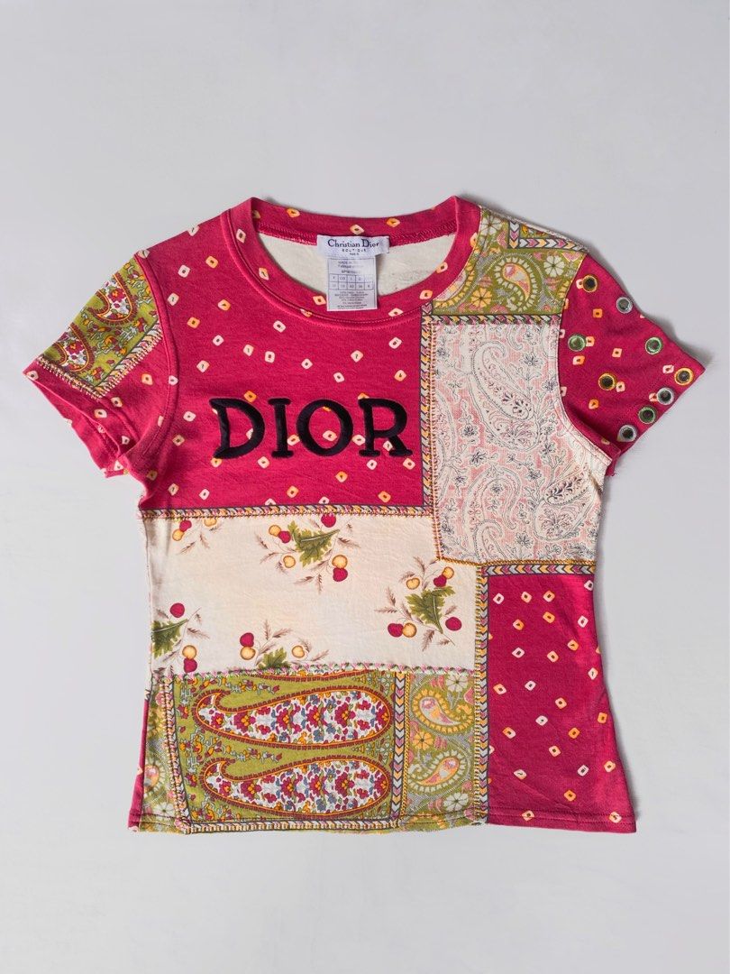 Dior patchwork top clearance