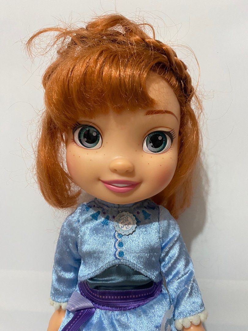 Disney frozen deluxe anna baby doll top