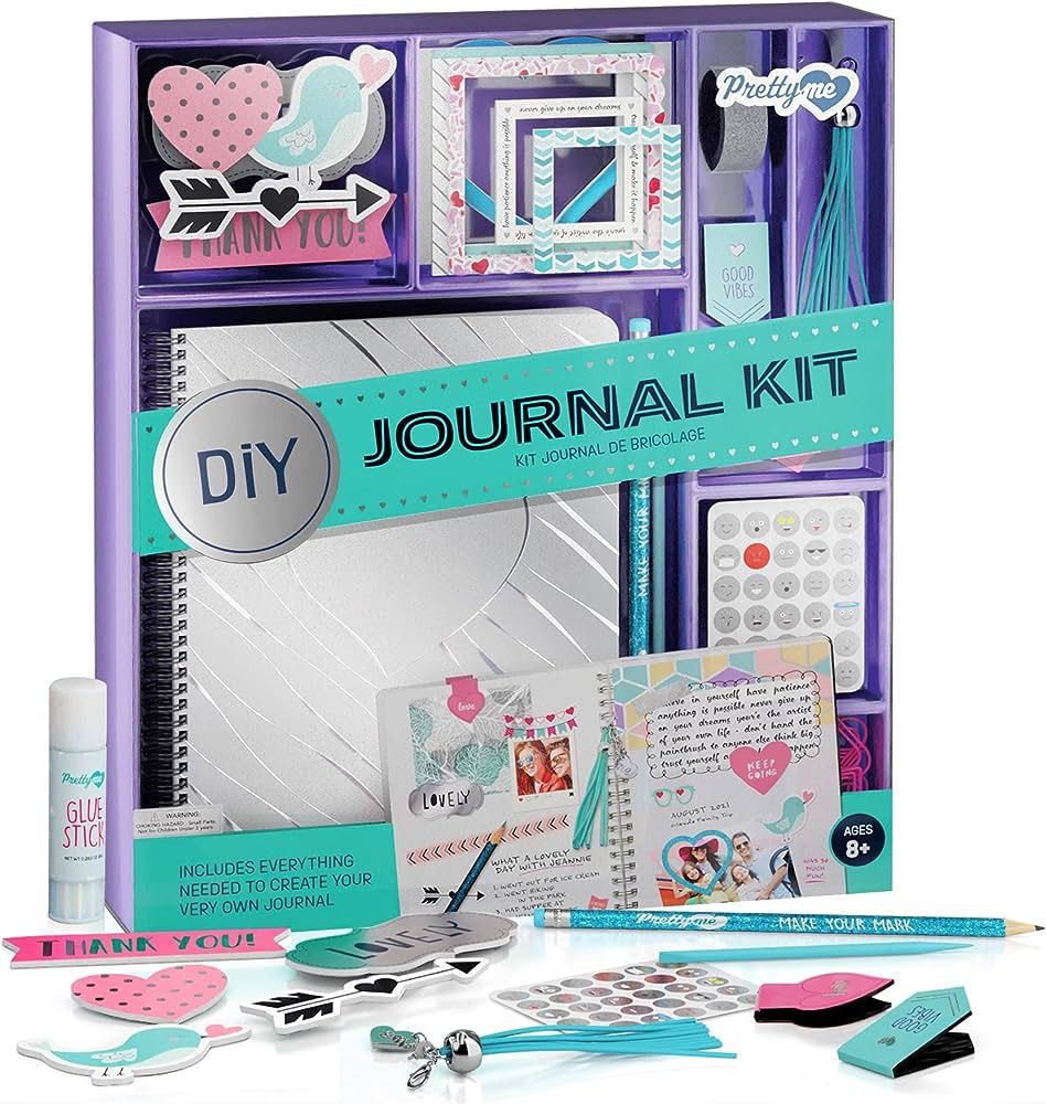 DIY Journal Kit - Art & Crafts Stuff - Scrapbook & Diary Supplies Set ...