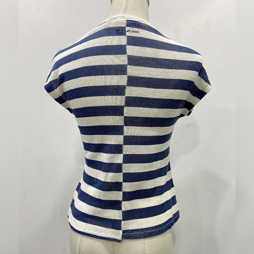 dkny striped shirt