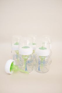 Dr. Browns GLASS Anti Colic bottle set of 5