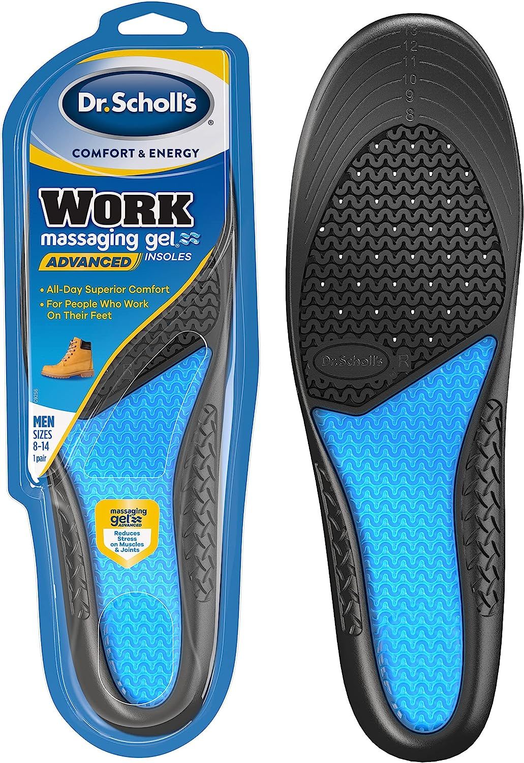 Dr. Scholl s Work Insoles Pack 2 All Day Shock Absorption and