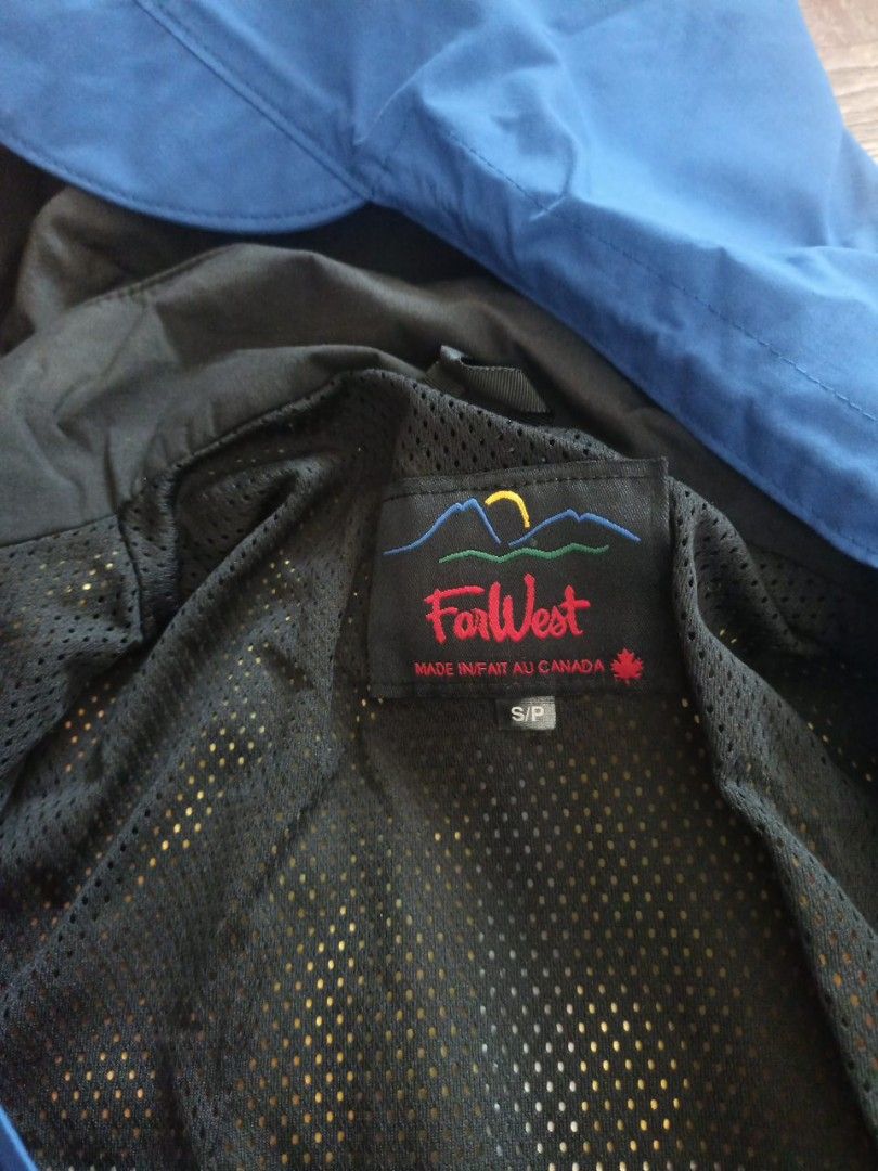 FarWest Goretex Outershell Jacket S Blue Made in Canada