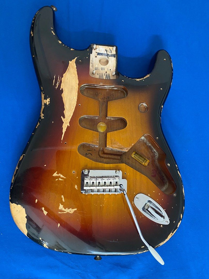 Loaded shop strat body