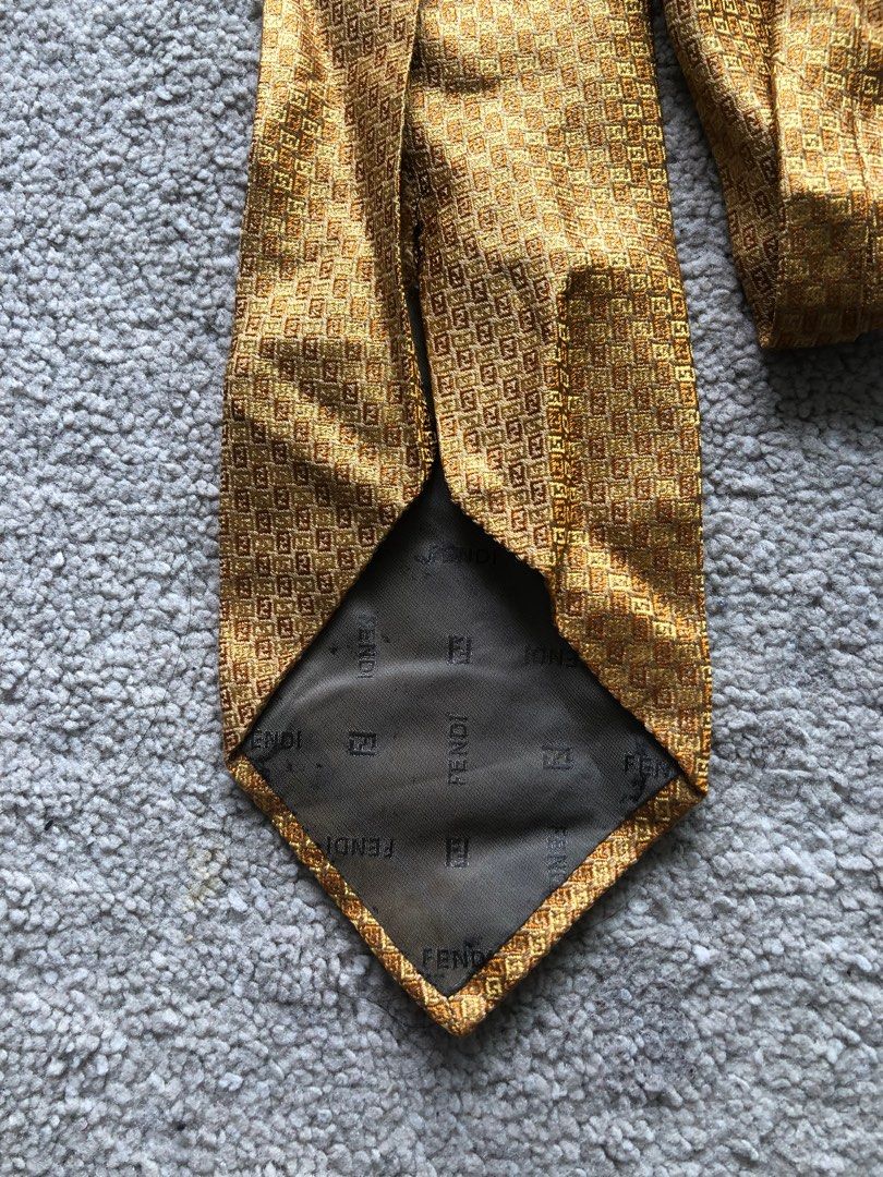 Fendi monogram 2025 tie