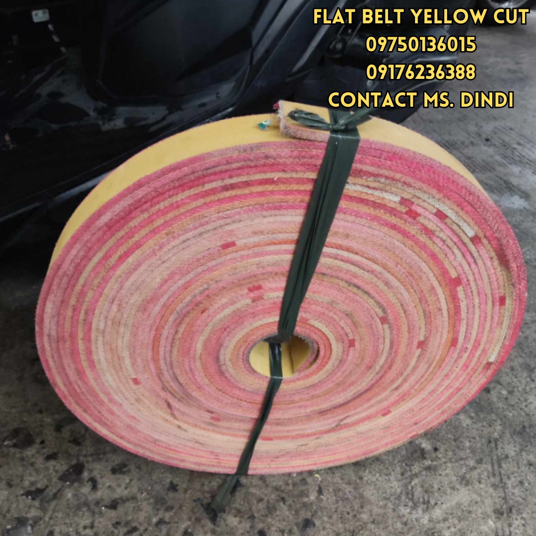 Flat belt yellow cut, Commercial & Industrial, Industrial Equipment on