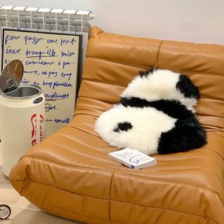Fluffy Panda Rug Mat
